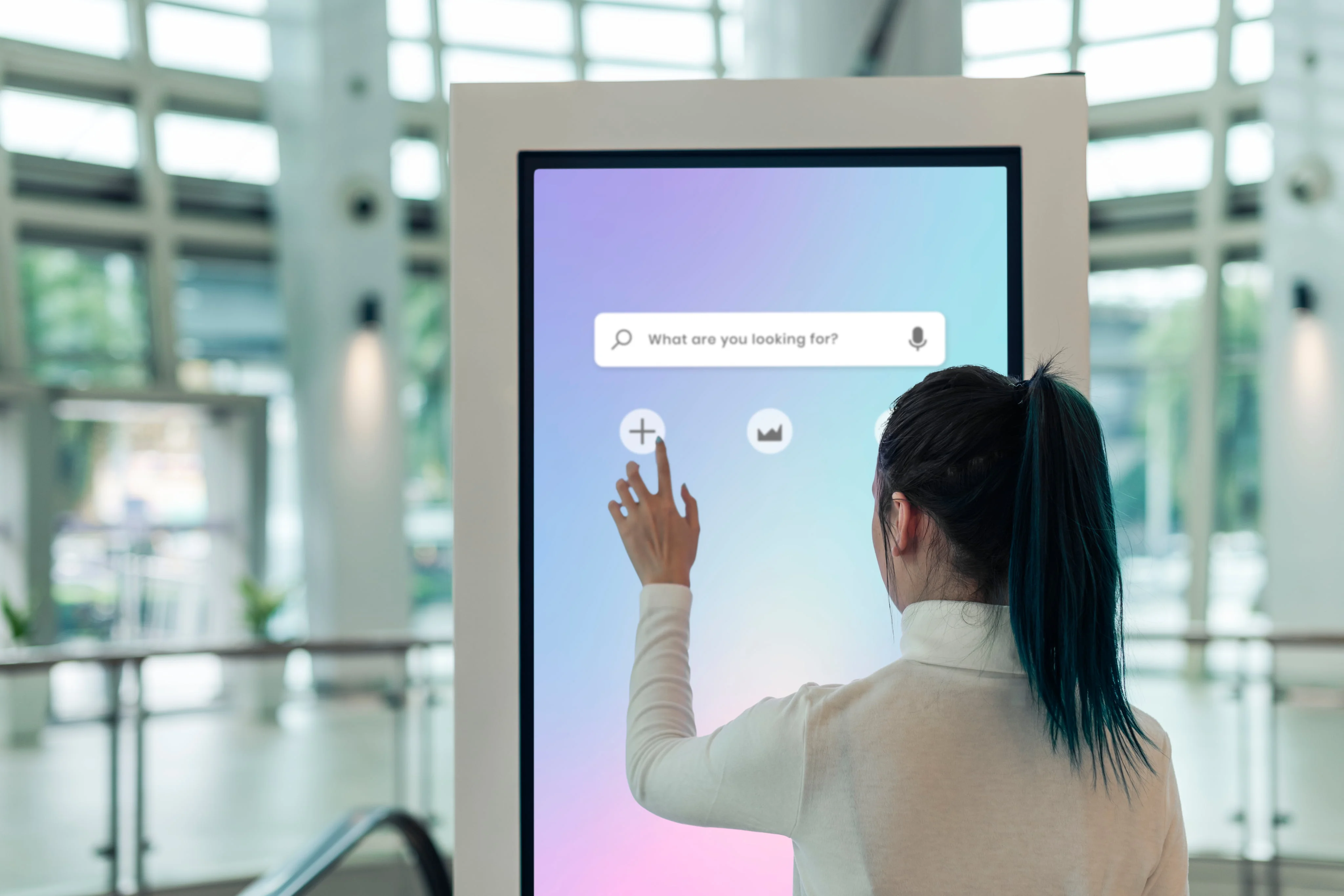 501 Kiosk at a church lobby